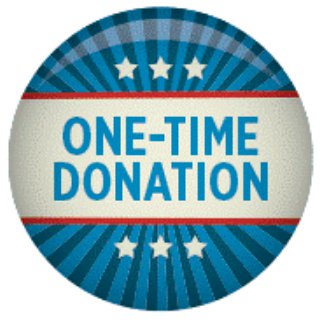 One-time donation button